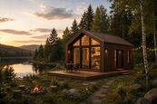 Moderní modulový dům 2+kk Nordi 201 - 42 m2 s možností dovozu hotového domu po celé České Republice, cena 1290000 CZK / objekt, nabízí 